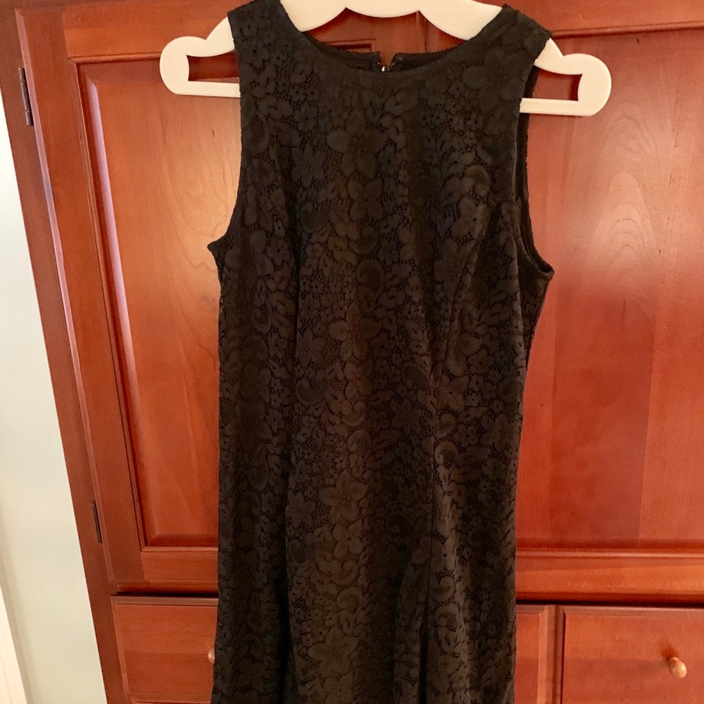 Ann Taylor lace overlay bodycon dress